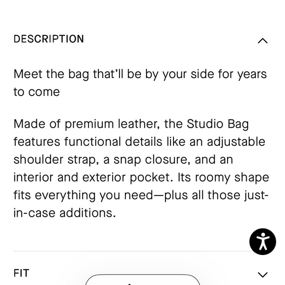 Everlane Studio Bag in Rich Cognac Leather. Made in Italy. - Picture 14 of 16